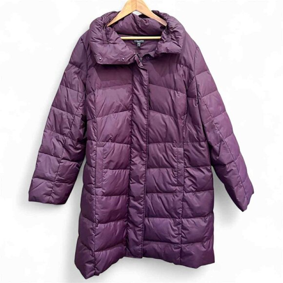 Eileen Fisher Weather Resistant Down Coat - Size 3X - Picture 1 of 3